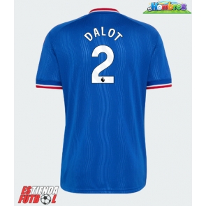 Manchester United Diogo Dalot #2 Segunda Equipación 2026-27 Manga Corta
